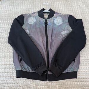 ELEVENPARIS | Floral Black Bomber Jacket S